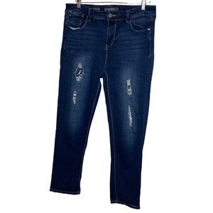 The Limited jeans slim boyfriend with sequined patches size 14R